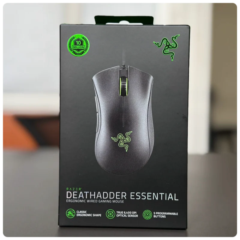 Razer DeathAdder Essential Gaming Mouse: 6400 DPI Optical Sensor - Image 2