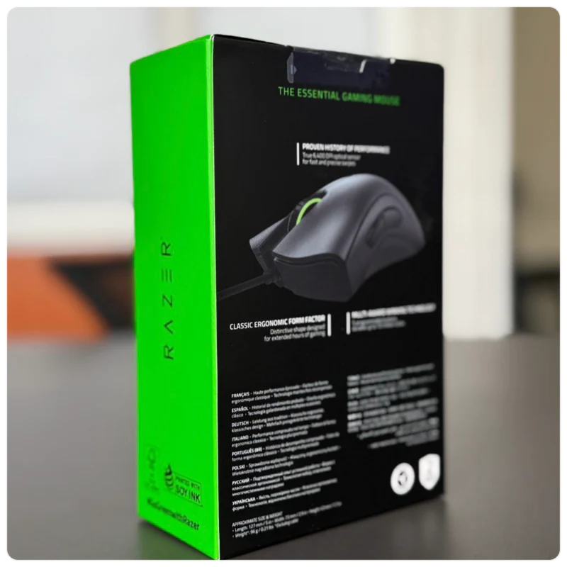 Razer DeathAdder Essential Gaming Mouse: 6400 DPI Optical Sensor - Image 3